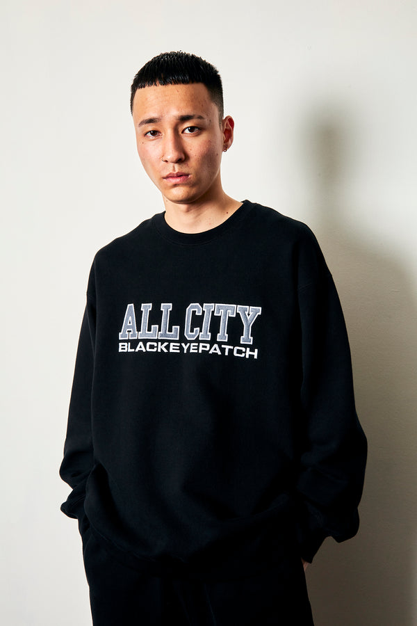 ALL CITY CREW SWEAT BLACK