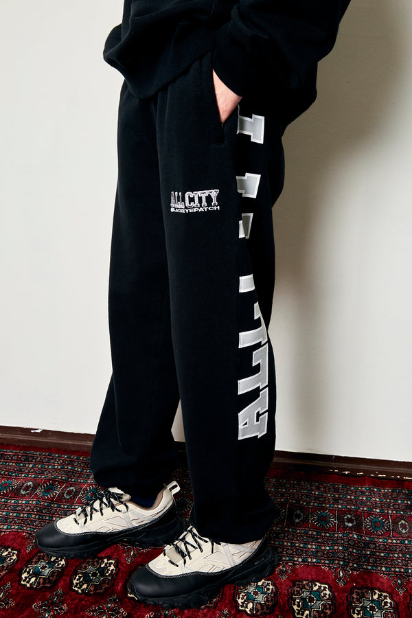 ALL CITY SWEAT PANTS BLACK