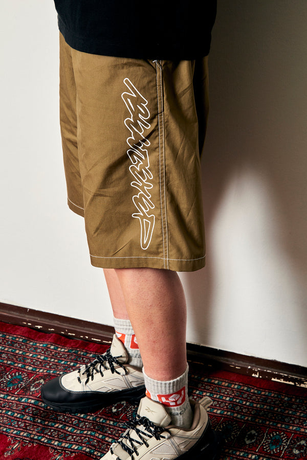 BEEZ-EYE-P Easy Shorts Sepia