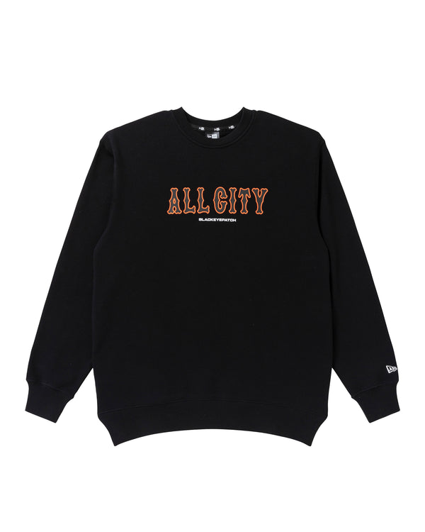 YOMIURI GIANTS NEW ERA CREW SWEAT BLACK