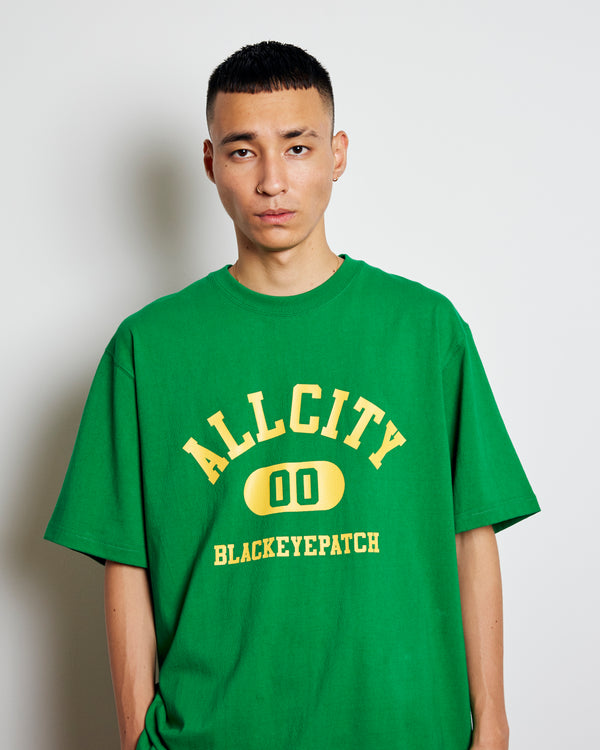 ALL CITY COLLEGE TEE GREEN