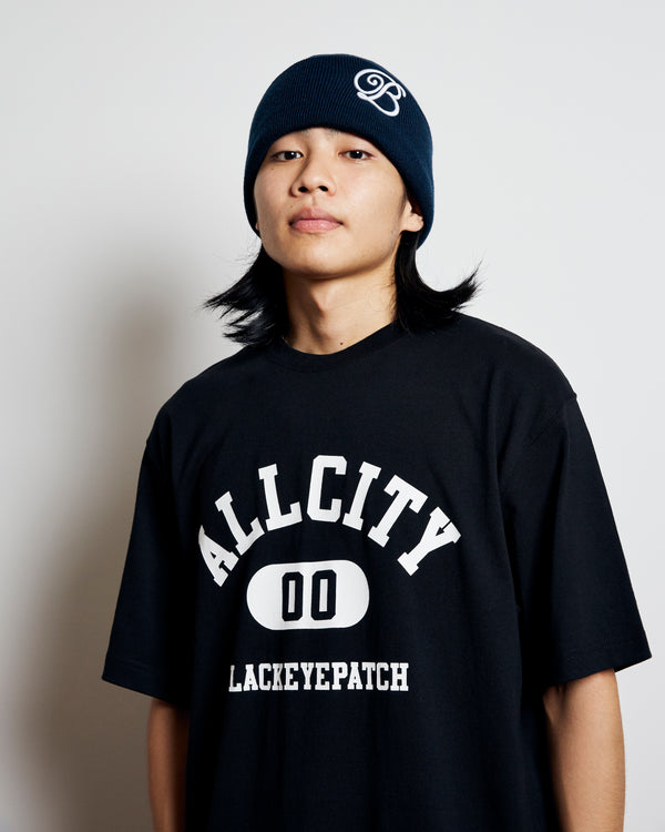 ALL CITY COLLEGE TEE BLACK