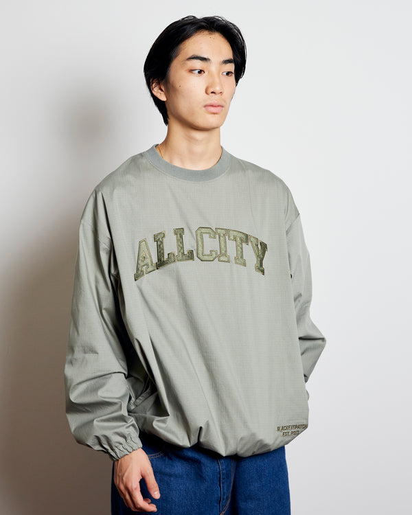ALL CITY PULLOVER CREW KHAKI