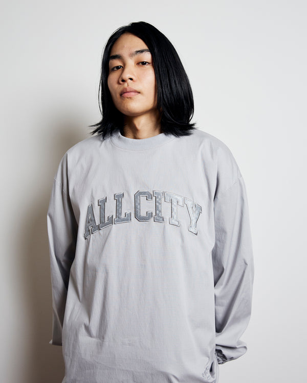 ALL CITY PULLOVER CREW GRAY