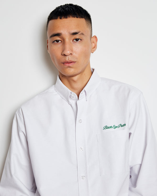 ROYAL SCRIPT OXFORD SHIRT WHITE