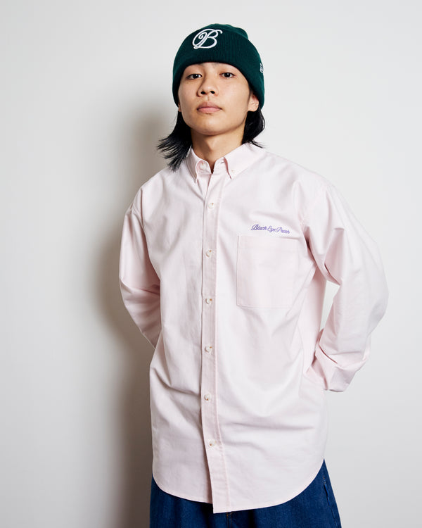 ROYAL SCRIPT OXFORD SHIRT LIGHT PINK