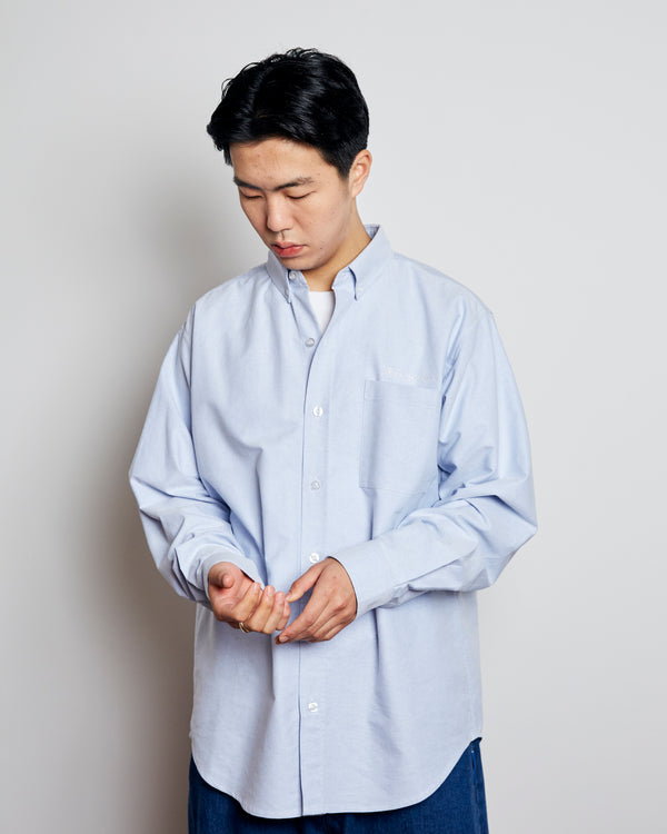 ROYAL SCRIPT OXFORD SHIRT LIGHT BLUE