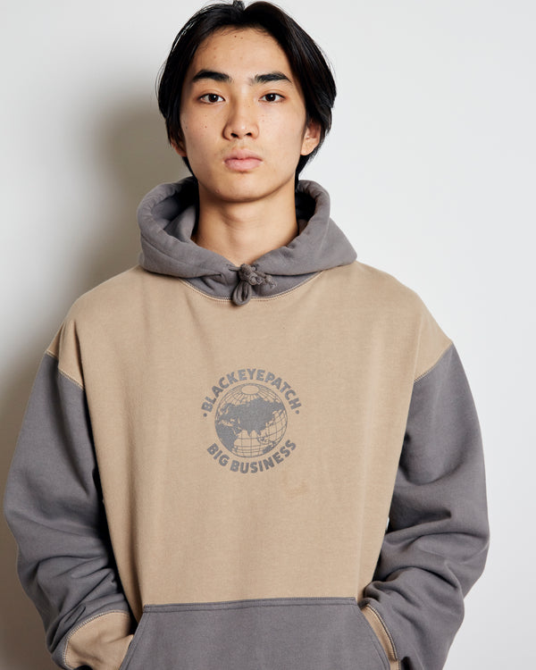 BIG BUSINESS 2 TONE HOODIE SAND