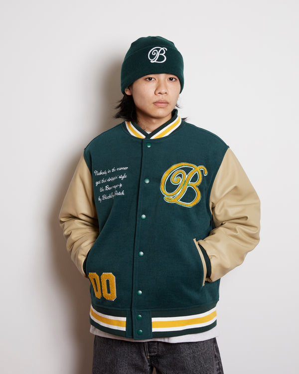 VARSITY JACKET GREEN