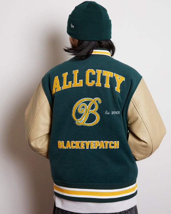 VARSITY JACKET GREEN