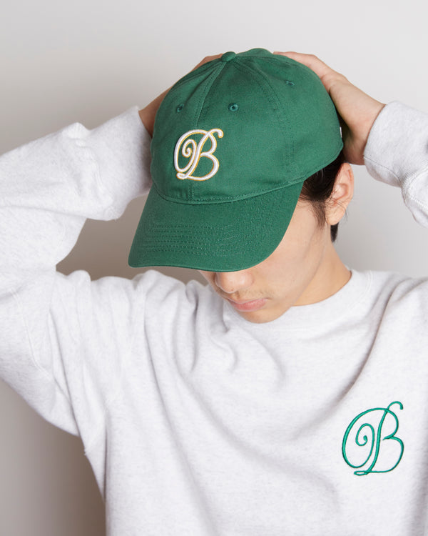 B Emblem Cap, Green