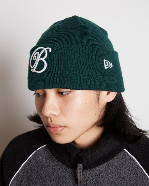 B Emblem New Era Beanie (Green)