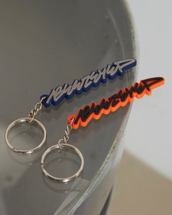 BEEZ-EYE-P Rubber Keychain, Orange